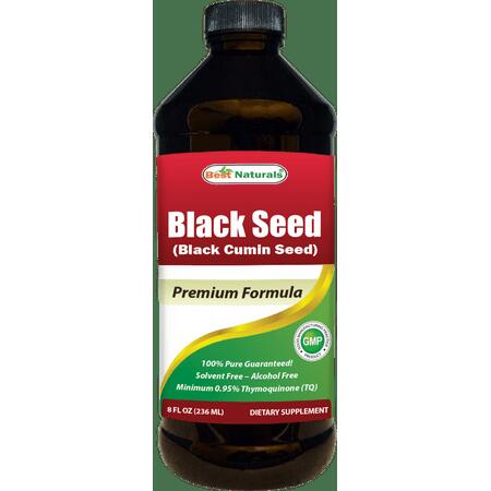 BestBy06/27 Best Naturals Black Seed Oil Cold Pressed 8 Fl Oz