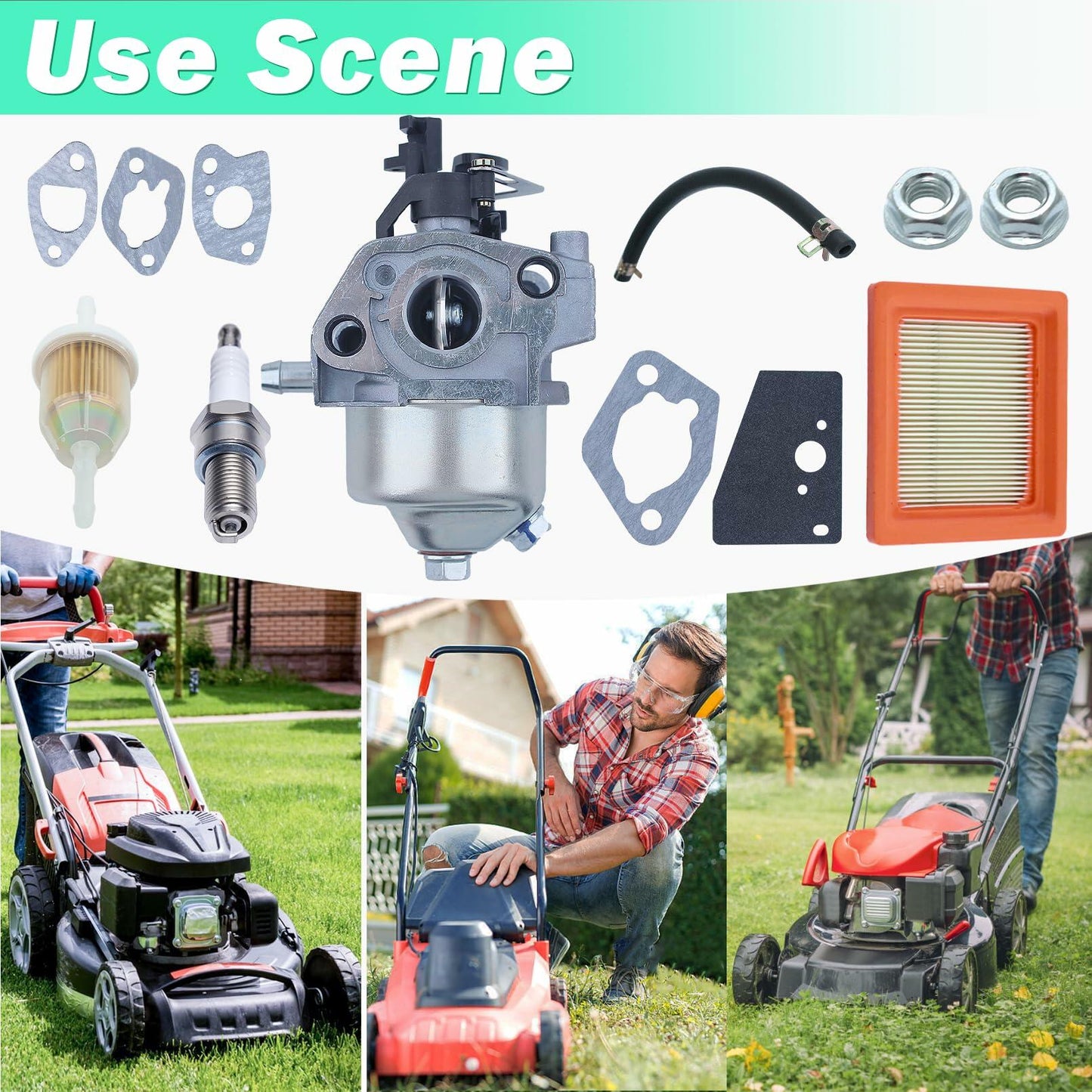 Carburetor for Kohler XT650 XT675 149cc Engine w/ 14 083 15-S Filter Replace