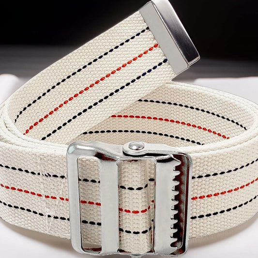 Generic Gait Belt Senior Transfer 60in Metal Buckle Black Large