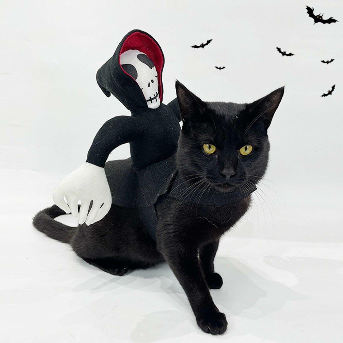 stepsin Dog Halloween Saddle Ghost Riding Costume Male Ghost Size S-M