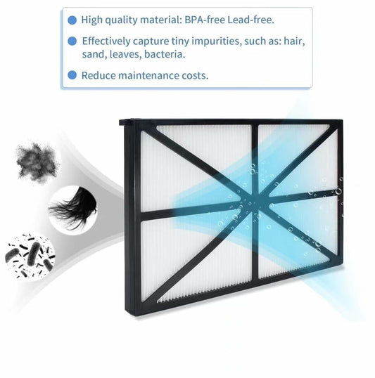 Tingf 2-Piece Pool Filter RCX70101PAK2 for TigerShark SharkVac AquaVac