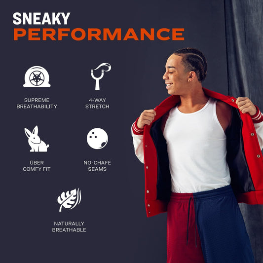 Pair of Thieves Men's 3 Pack Super Soft Tank Top White Black Grey Size M