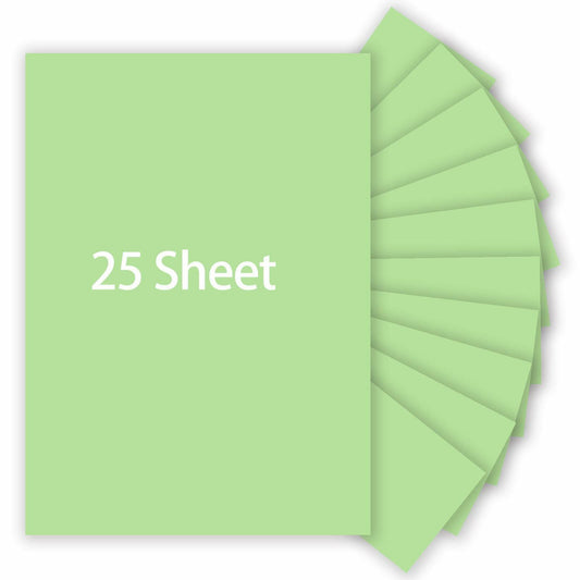 MEIOPUOYEAM Lake Blue Cardstock 8.5x11 Inch 25 Sheets Paper