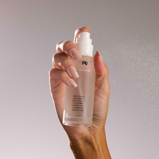 PLUXOS PM Moon Shield Nighttime Skincare Routine Unscented With Hyaluronic Acid