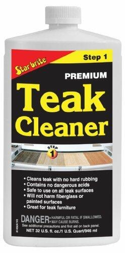 Star brite Teak Cleaner Quart 32 oz Premium Outdoor Wood Cleaner