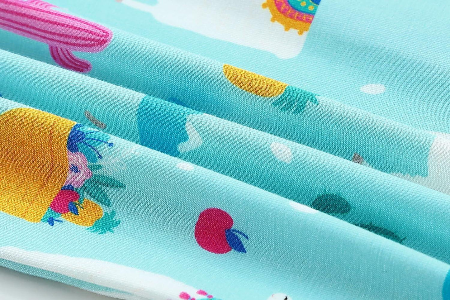 SUZEL Bamboo Baby Footless Romper Pineapple Cartoon 6-12M