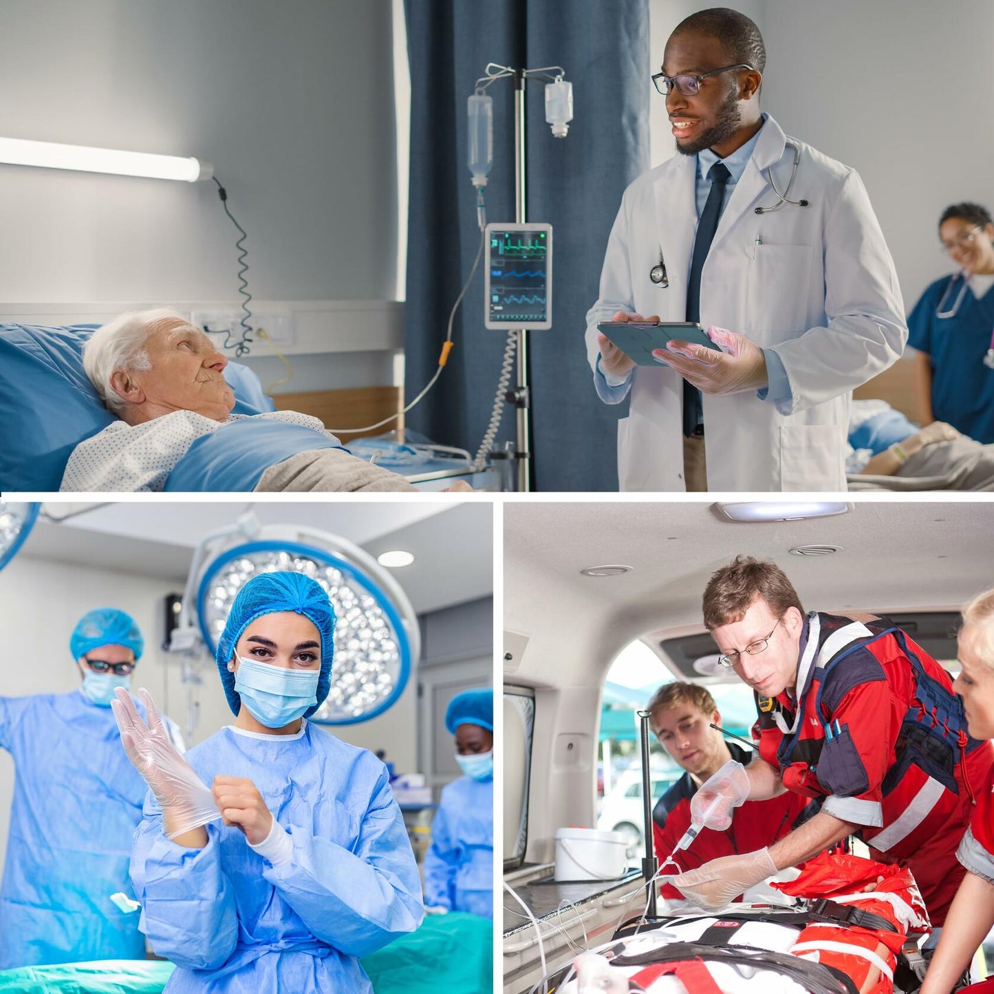 ProHeal Vinyl Disposable Gloves Clear Powder & Latex Free 100 Count Size S