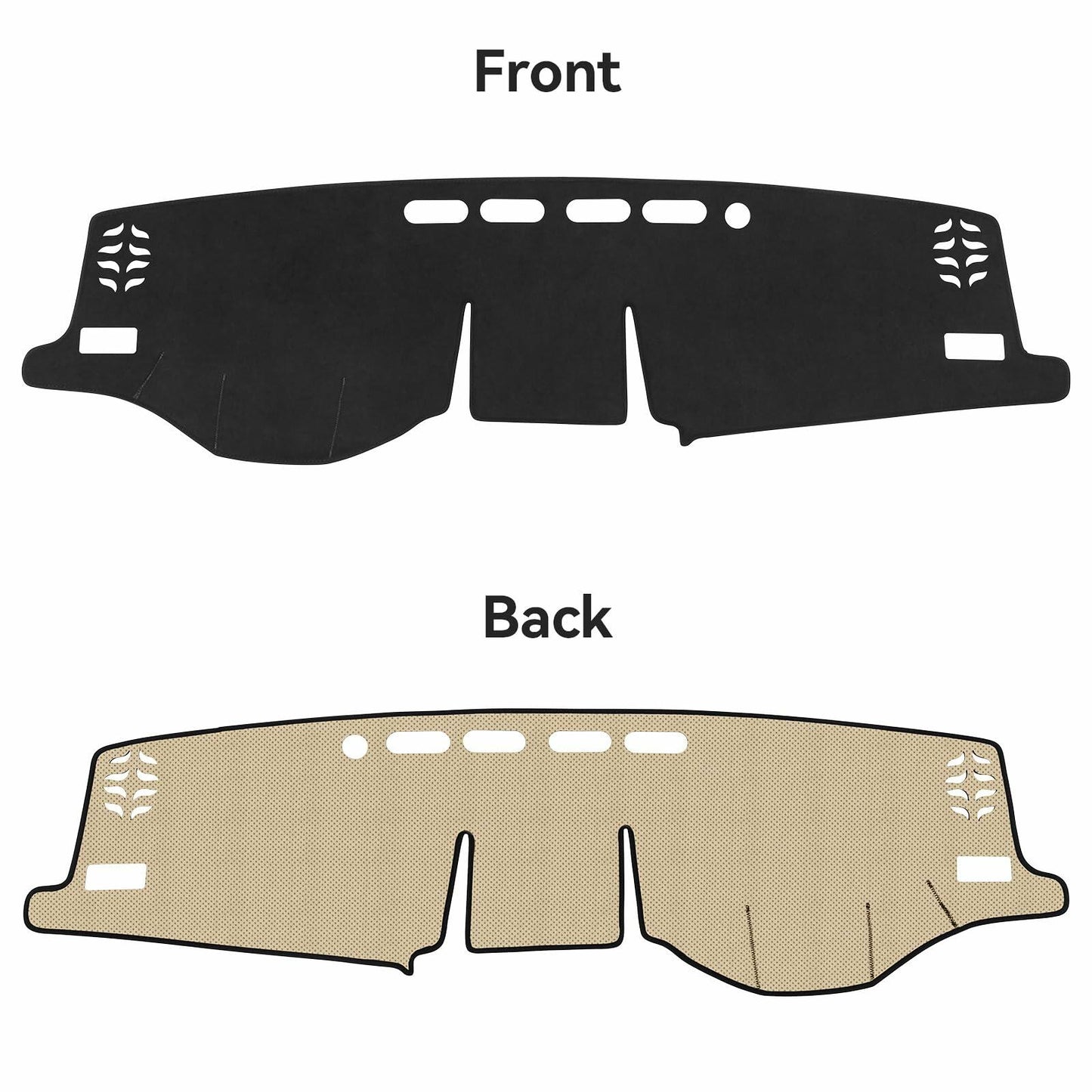 Bercicci Dash Cover Toyota RAV4 2019-2025 Hybrid PHEV Flannel Black