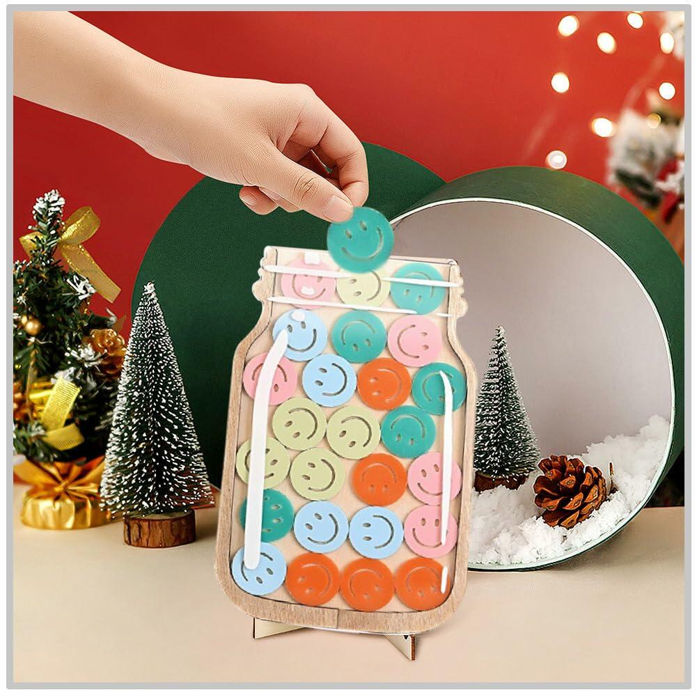 Goodangie00 Magnetic Reward Jar Classroom Board Kids Potty Training Wood Love