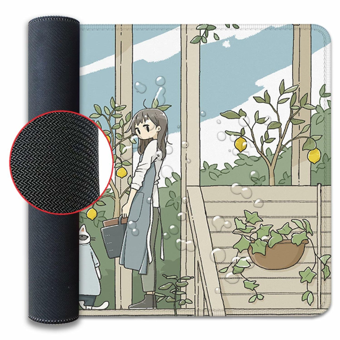 XCDZLNDL Anime Mouse Pad Large Extended Gaming Desk Mat 27.5x11.8 in Welcome