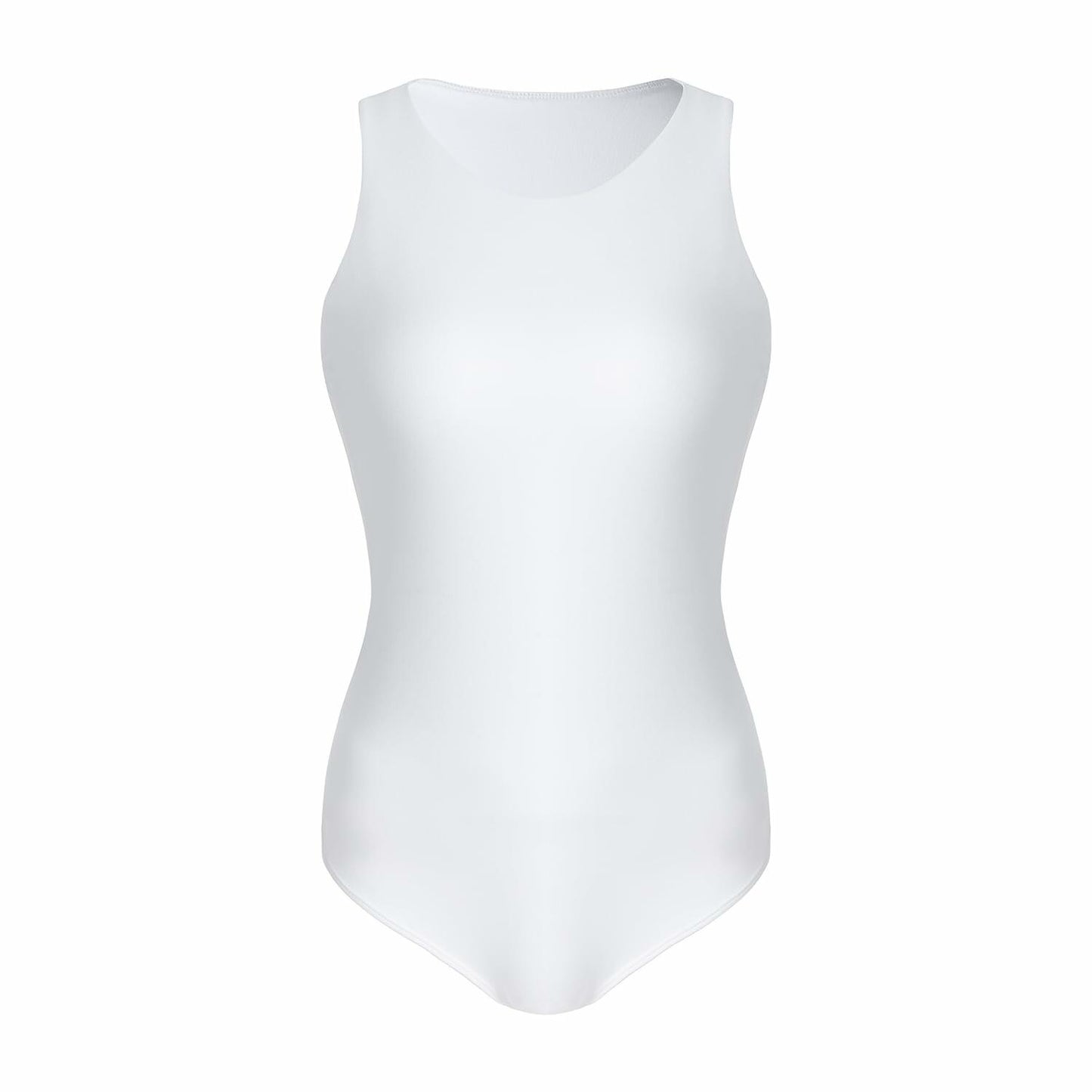 ALLBASE Women's Sleeveless Racerback Halter Bodysuit Black Size M