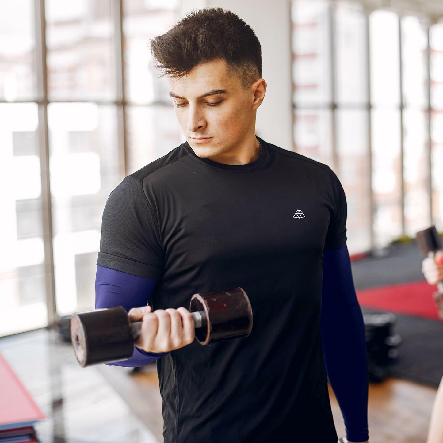 Haimont Men's Quick Dry Active Gym T-Shirt Army Green Size M