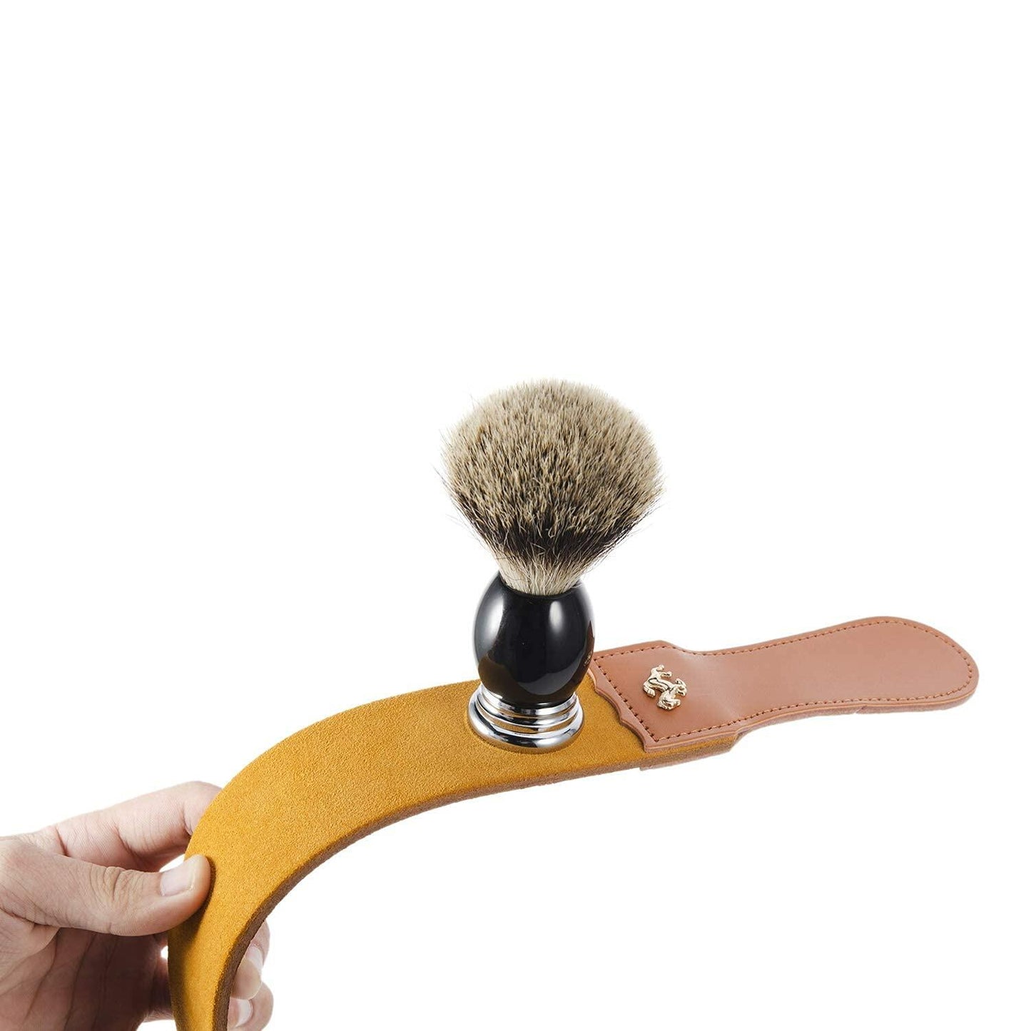 Grandslam Dual Leather Strop Yellow Cowhide Straight Razor Sharpening Tool