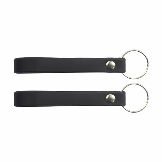 vicover 2Pcs Black Rubber Silicone 5 Buttons Remote Key Fob Case Cover