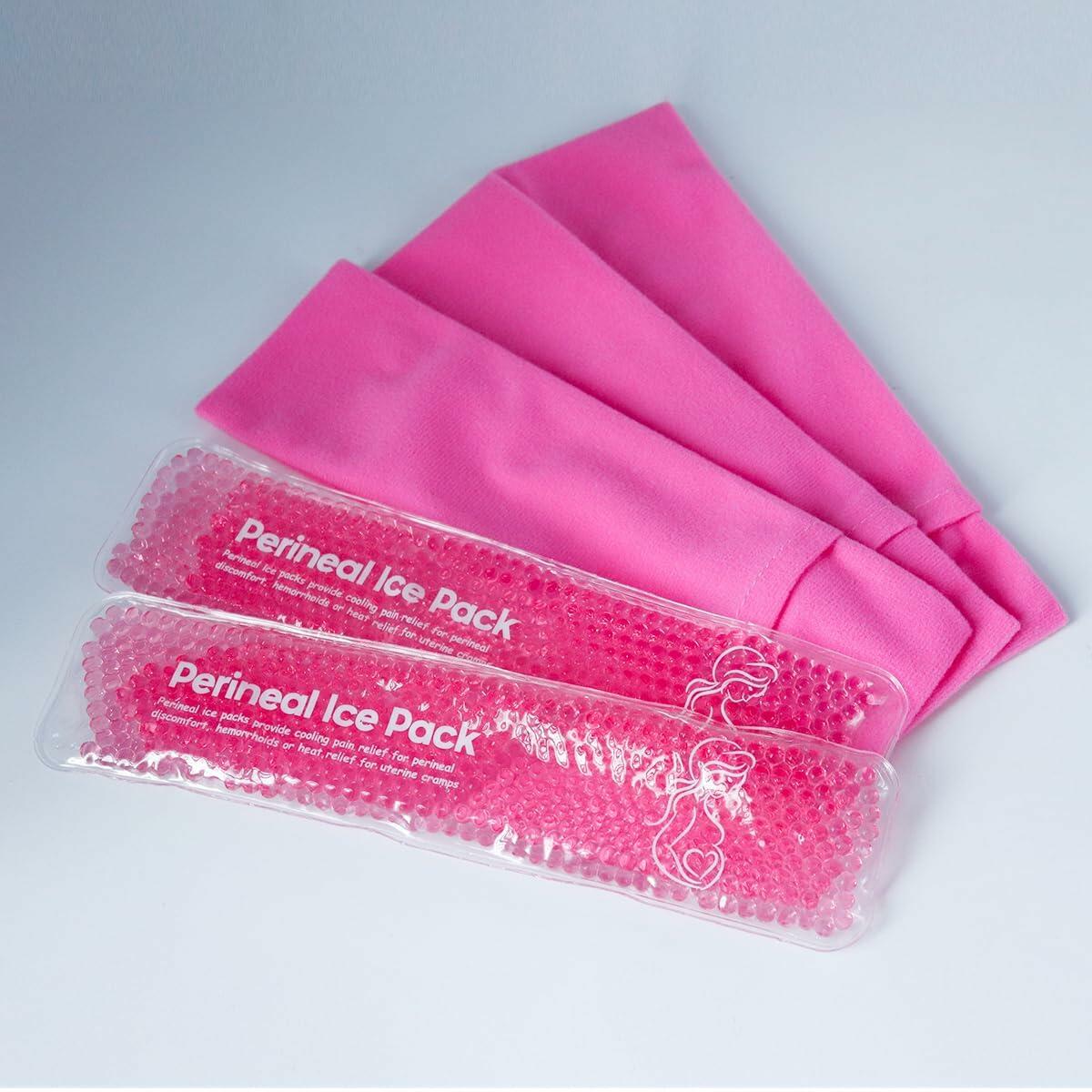 Reusable Perineal Cooling Pad – Postpartum & Hemorrhoid Pain Relief (Red)