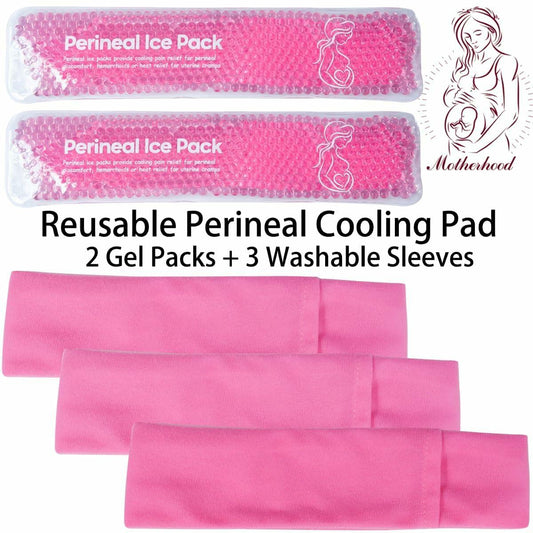 Reusable Perineal Cooling Pad – Postpartum & Hemorrhoid Pain Relief (Red)