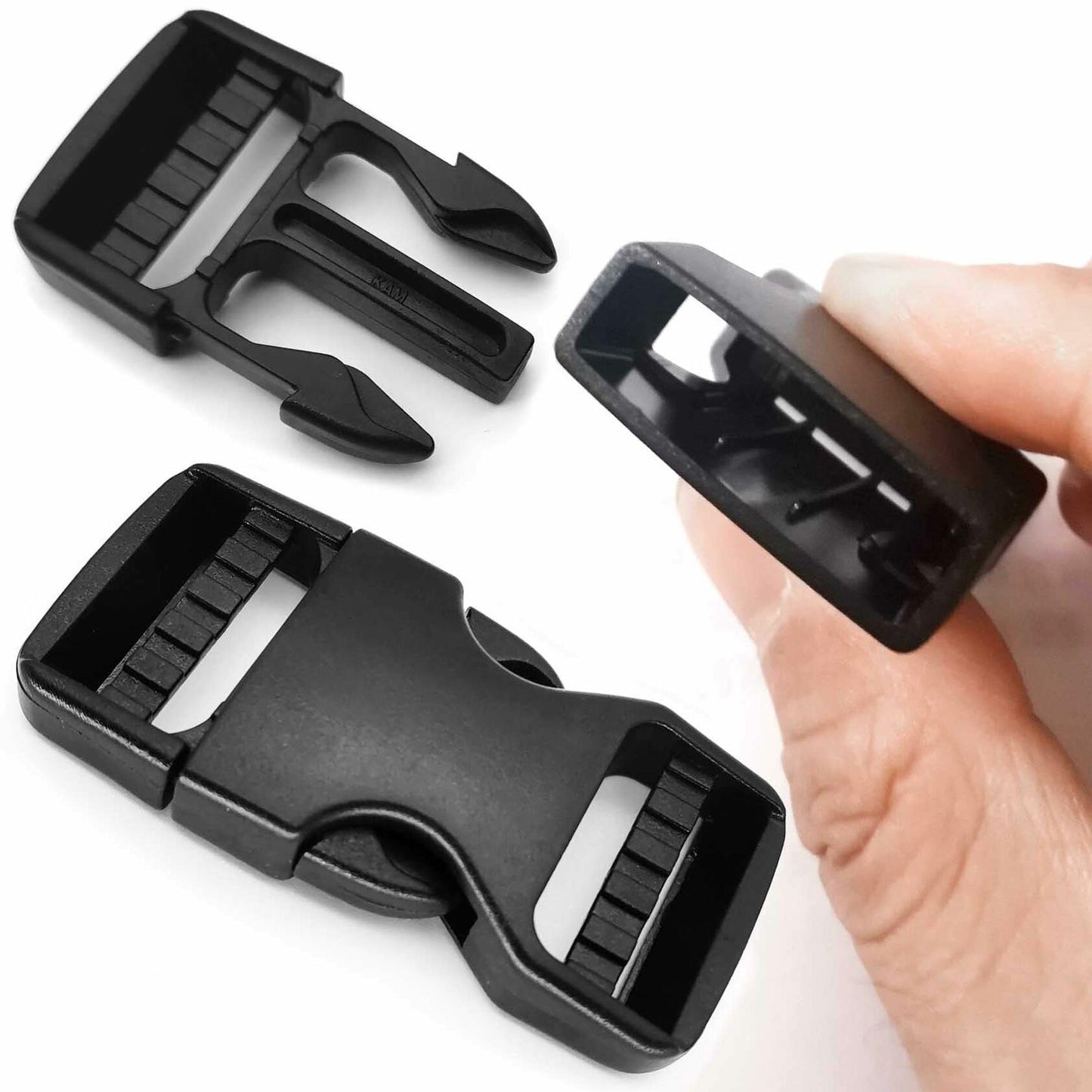 VTACOUTV 1" Nylon Strap Buckle – Quick Release Adjustable Backpack Green