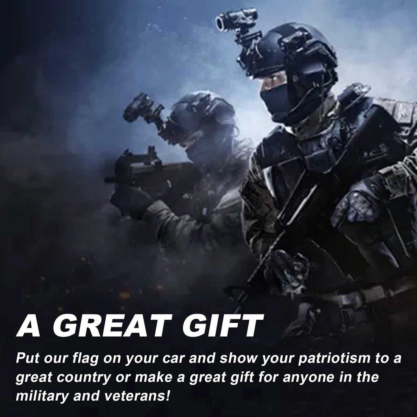 Dickno American Flag Decal Patriotic Reflective Car Helmet Laptop Sticker Round