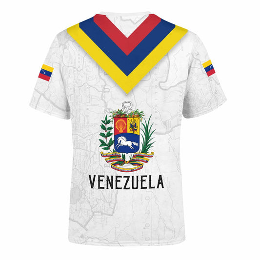 BJU Venezuela Flag T-Shirt Unisex Crewneck Short Sleeve Casual Printed Tee