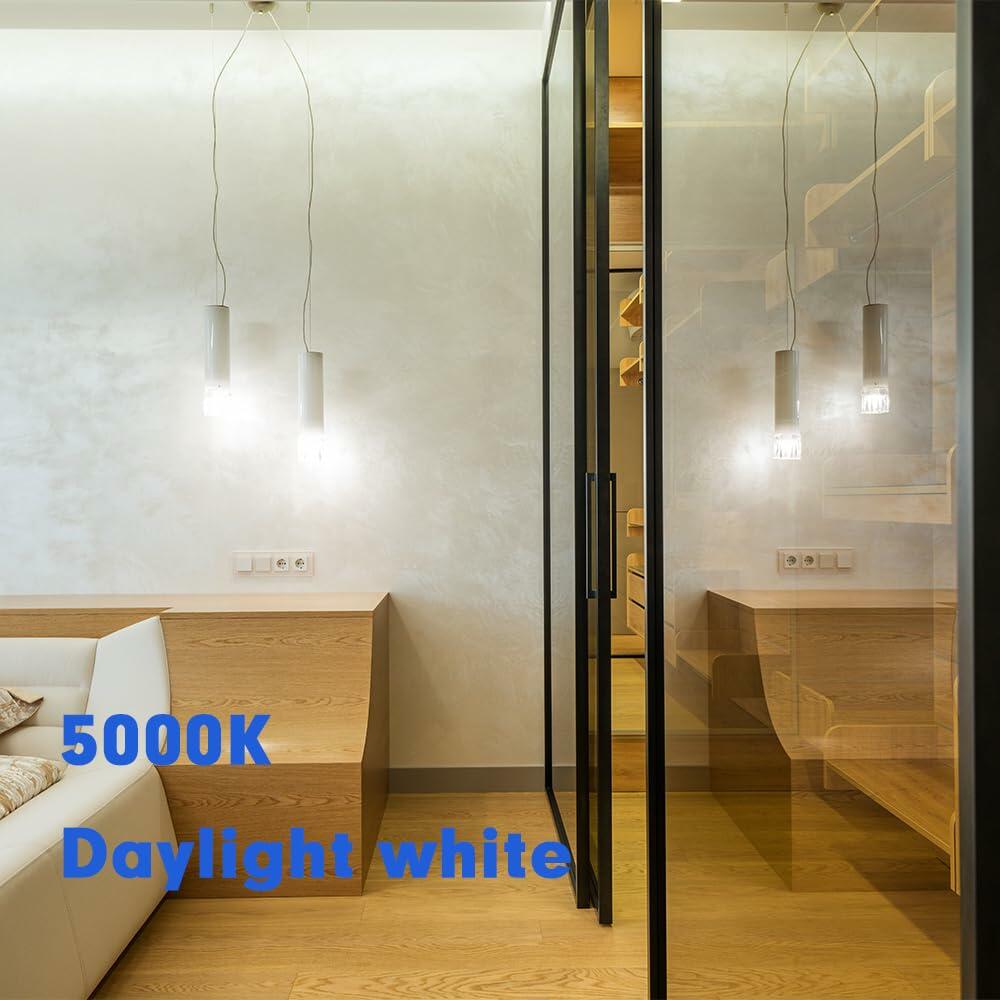 Geminilite 6-Pack 13W LED Light Bulbs 100W Equivalent Daylight 5000K E26