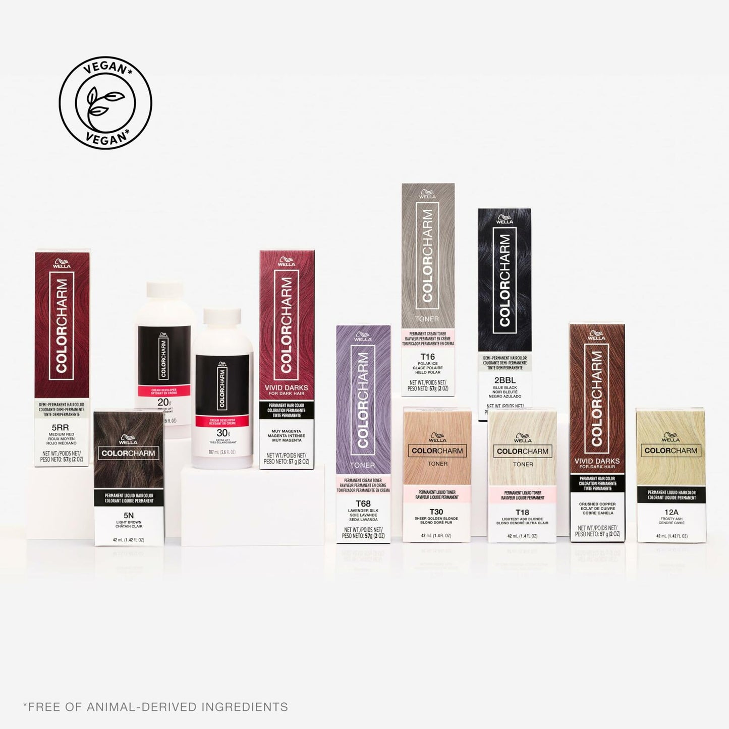 COLORCHARM Cream Hair Color Developer 10 Volume 7.8oz Gray Blending