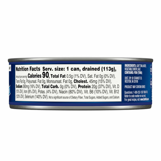 StarKist Chunk Light Tuna in Water - 5 oz Can (Pack of 8) BEST BY APR/23/2029