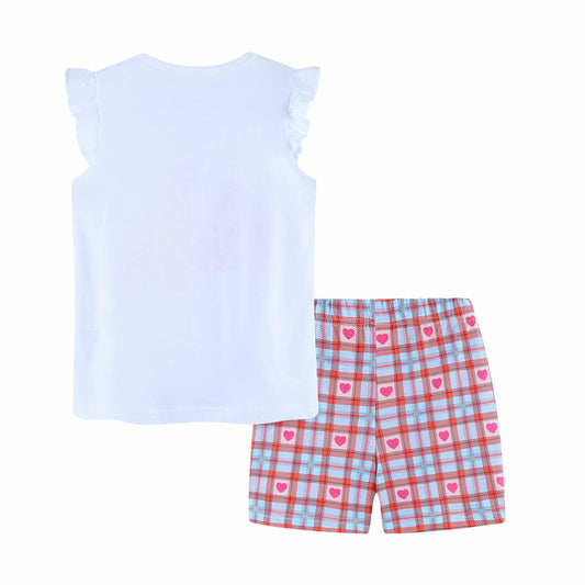 Zlwse Toddler Girls Summer Outfit Cotton Tank Top & Shorts Butterfly Set 3T