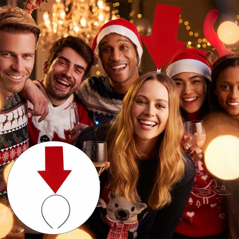 IMIKEYA Arrow Headband Red Cloth Halloween Hair Band Womens Novelty