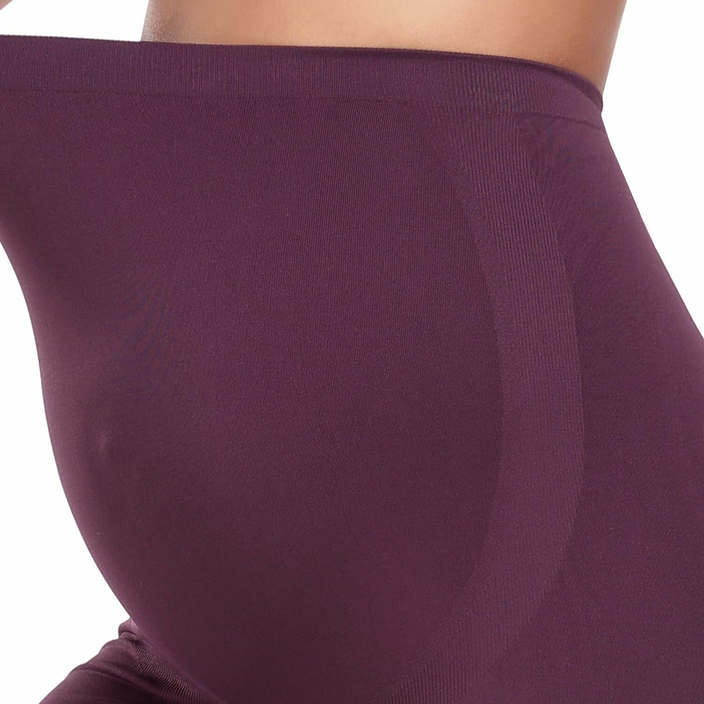 URUWASHI Womens Maternity Leggings High Waist Seamless Workout Black Size M