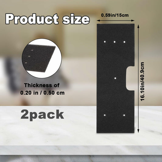 Wshxjzyay 2 Pack WH01x35719 Lint Filter Washer Dryer Combo Black