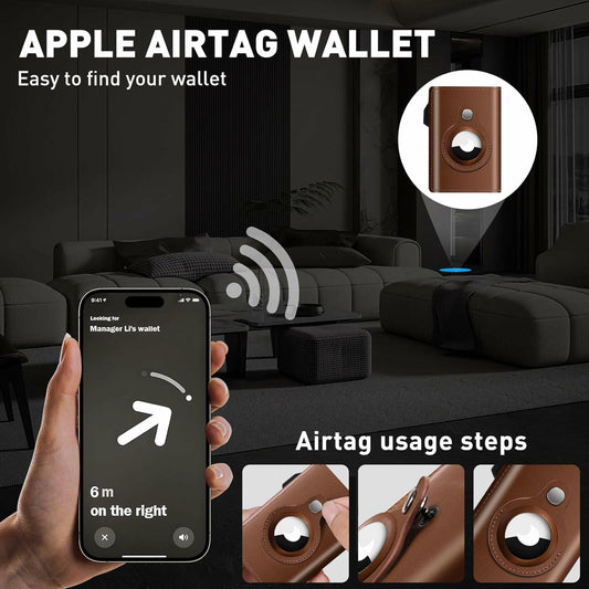 FLETUTE Slim Wallet for Men Pop-Up Credit Card Holder RFID Bifold