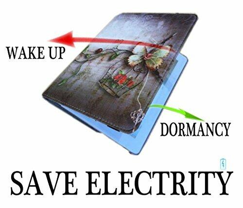 iPad Air 1/5/6/Air2 9.7" Case A1474/A1475/A1476 360° Rotating Red Butterfly