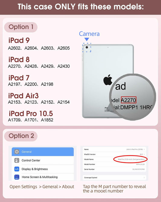 Uppuppy iPad 11” 11th Gen 2025 & 10.9” 10th Gen 2022 Case Girls Astronaut