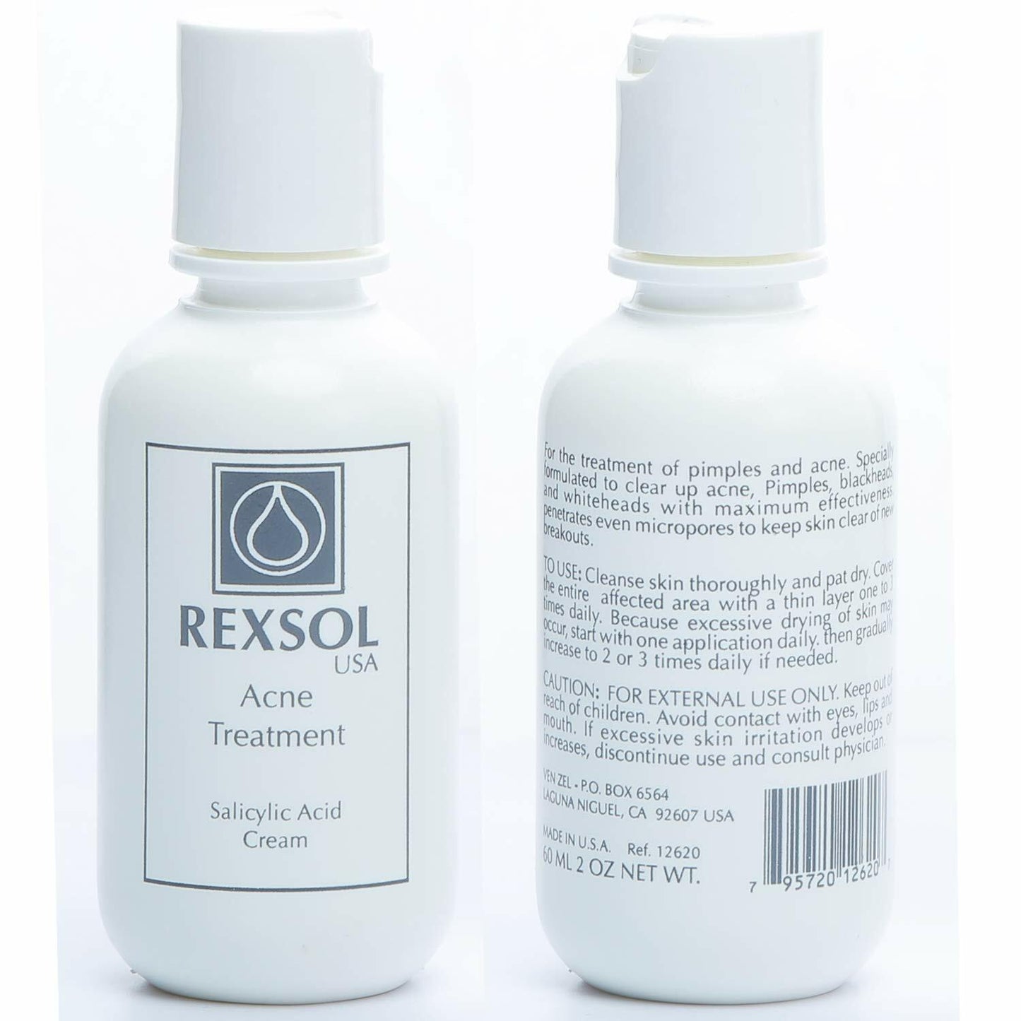 Rexsol Acne Treatment Cream 60ml | Salicylic Acid for Pimples & Blemishes