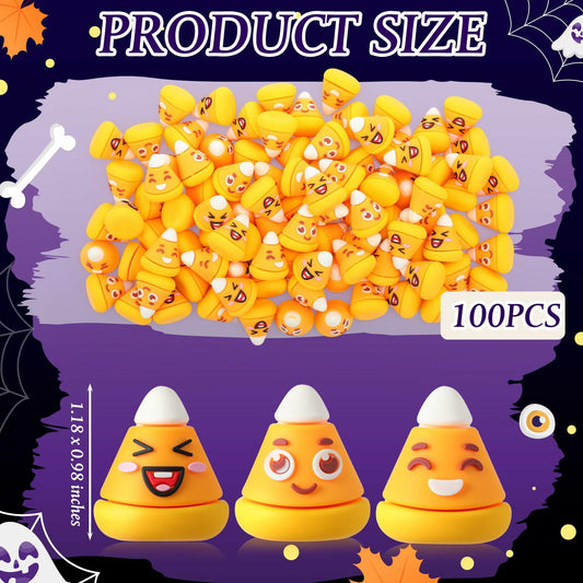 Simgoing 60PCS Halloween Mini Candy Corn Decorations Fall DIY Vase Filler