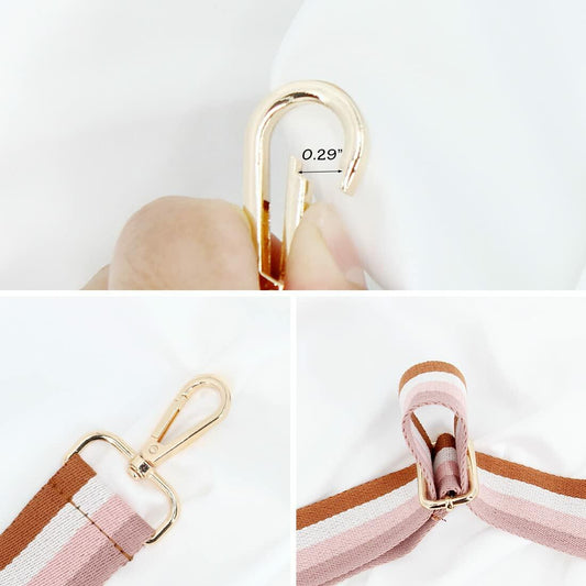 Youteer Adjustable Handbag Strap Wide Replacement Shoulder Crossbody Pink