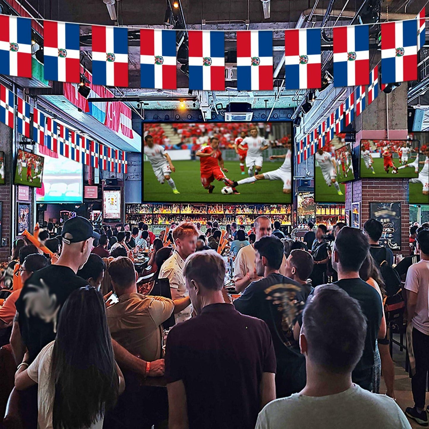 Netherlands String Flag Banner 38 Mini Dutch Flags 42ft Party Decor