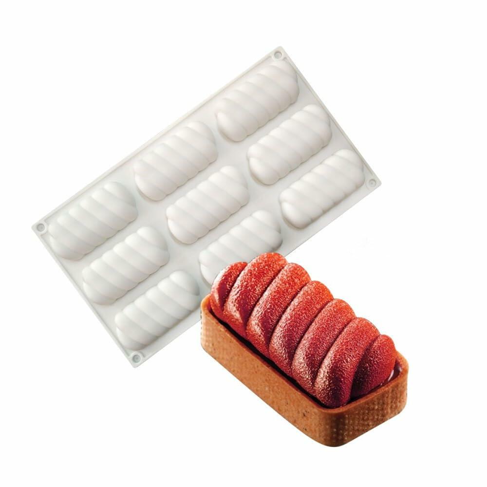 Flower Shape Silicone Mold for Cake Soap Pastry Chocolate Jelly Ice Cube Spiral