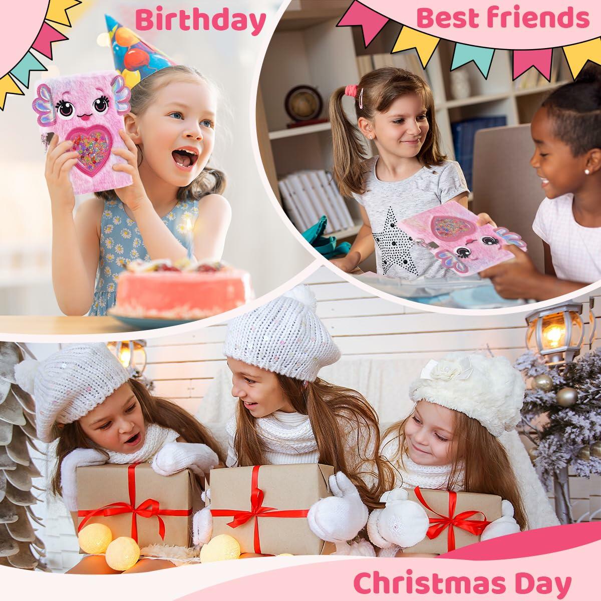 PrinBarBee French Bulldog Diary with Lock Plush 160 Pages Multicolor Pen