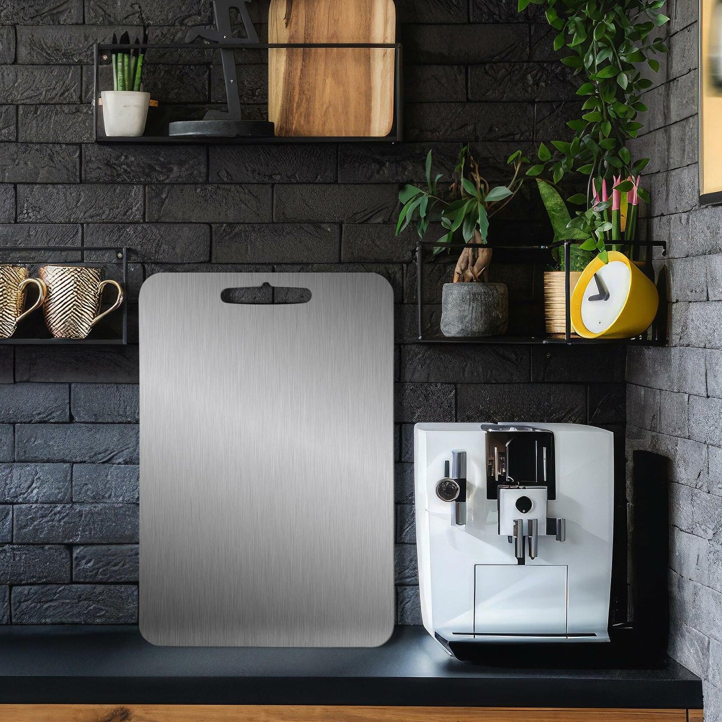 GAUDORA Titanium Cutting Board Non Slip Dishwasher Safe 14x10 in