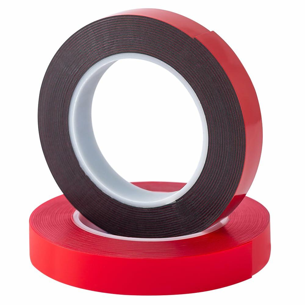GOALDAY Double Sided Heavy Duty Mounting Tape Black 1.1mm×0.78in×16.5ft