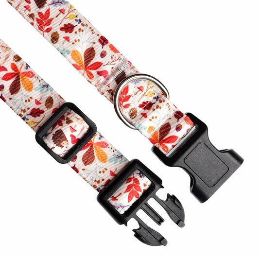 YLrank Adjustable Dog Collar Leaves Cute Design for Small Dogs XS
