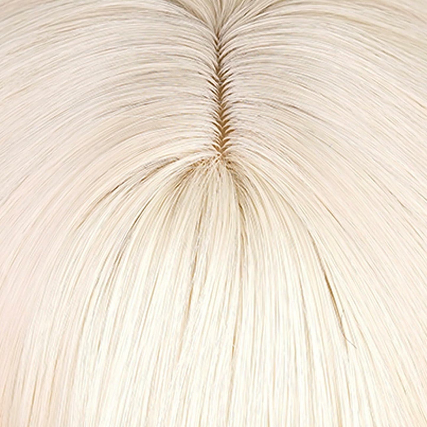 Wiggy Mermaid Black Bride Wig 17.7" Medium Long Straight Black with Bun