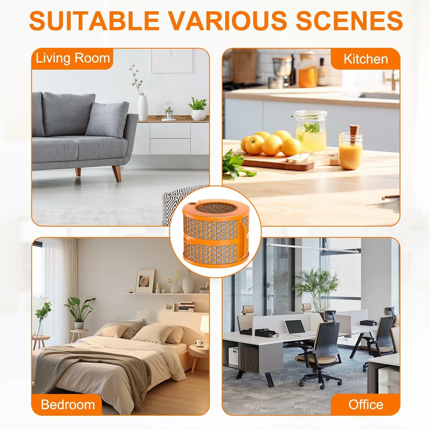 Hechuang PH01 Carbon Fiber Air Filter for Dyson PH01-PH04 Humidifier/Filter