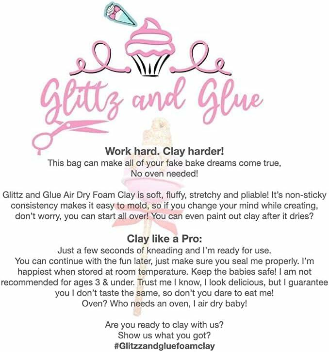 Glittz and Glue 36pcs Mini Pack Air Dry Foam