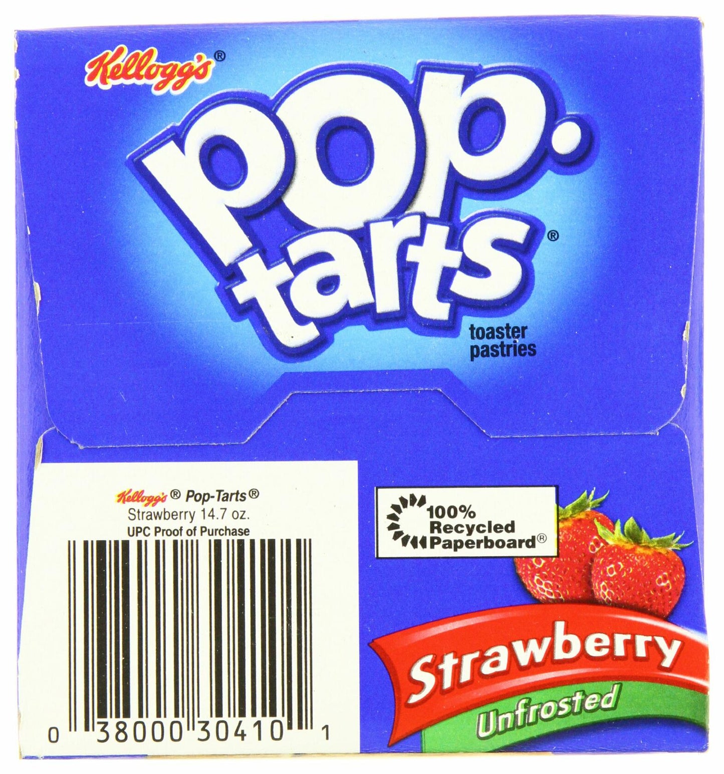 Pop-Tarts Unfrosted Strawberry Toaster Pastries 8-Count 14.7oz Exp. JUN/30