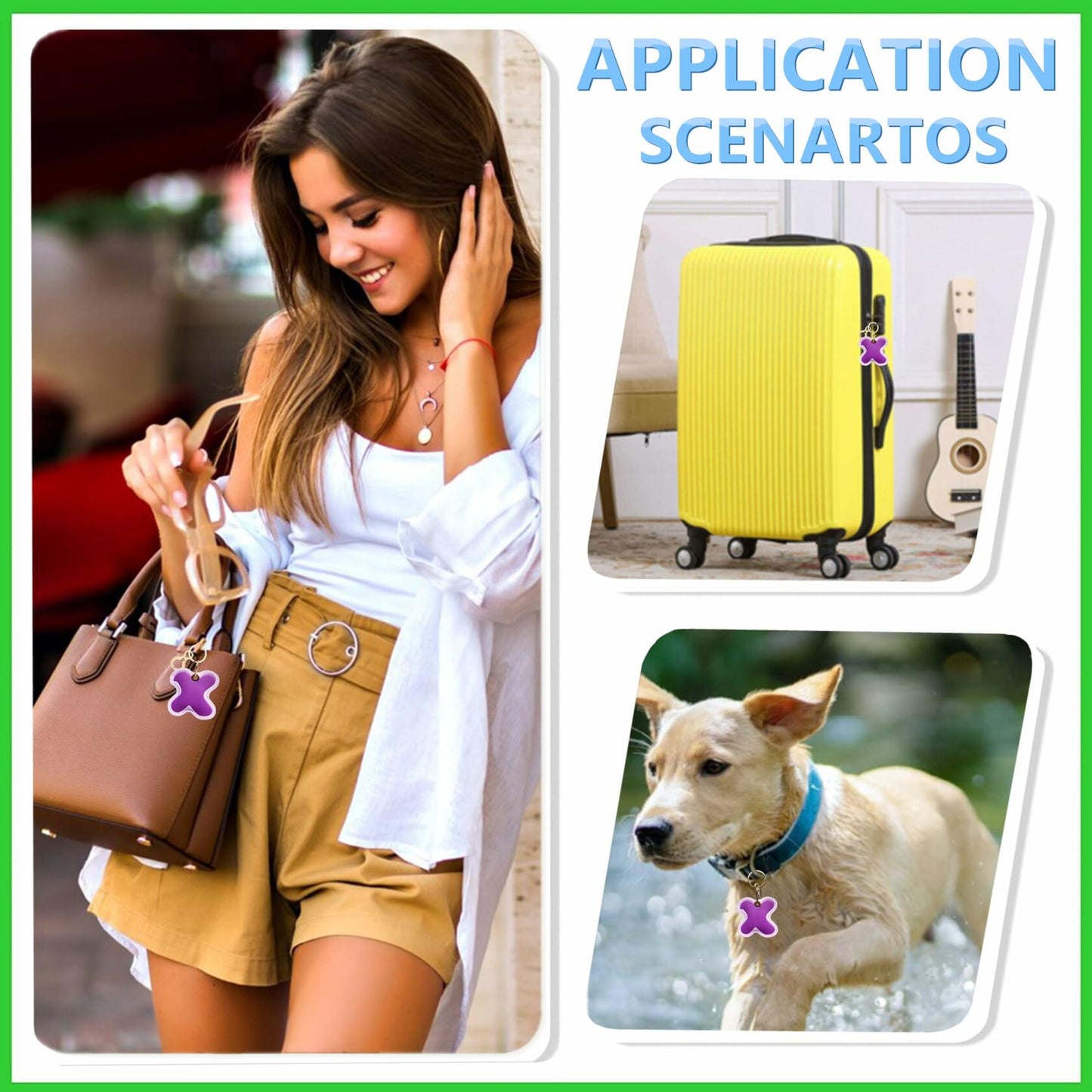 AirTag Leather Keychain Holder Case – Protective Apple Tracker Keyring