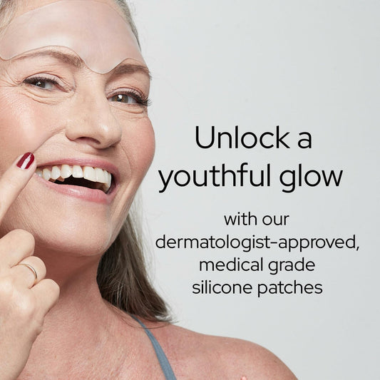 SiO Beauty SuperLift Silicone Patches 5-Pack Wrinkle Smoothing Reusable