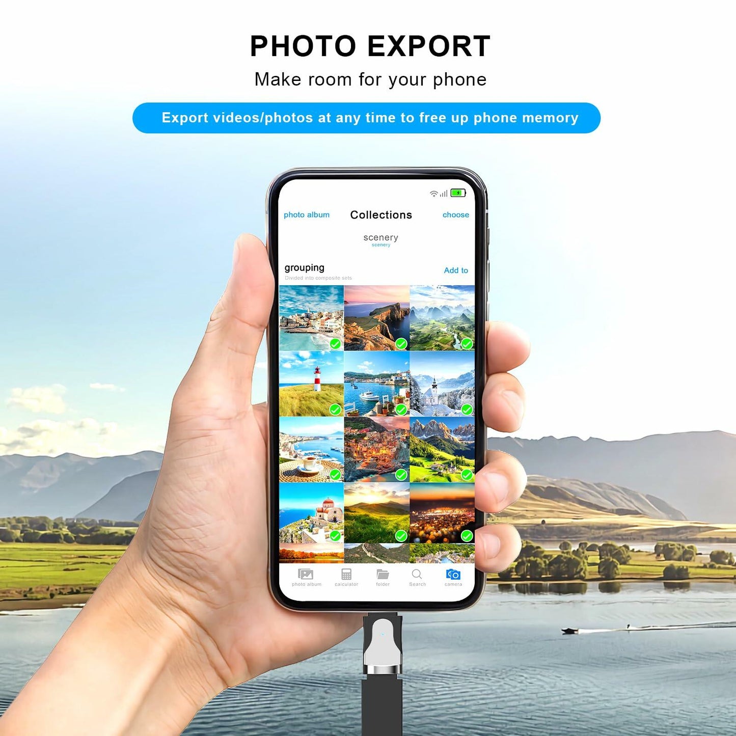 esbeecables Mini Lightning to USB 3.0 Camera Adapter for iPhone & iPad