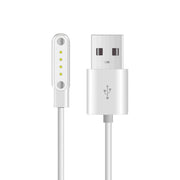 LKHSYAN Universal Smart Watch Charger USB 4 Pin Magnetic Cable White-4pin